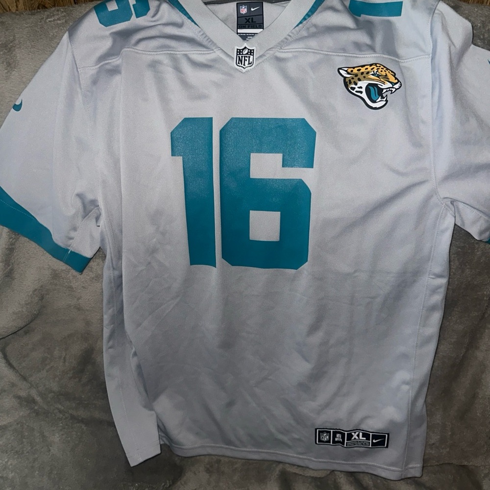 NFL White Jersey with Black Details